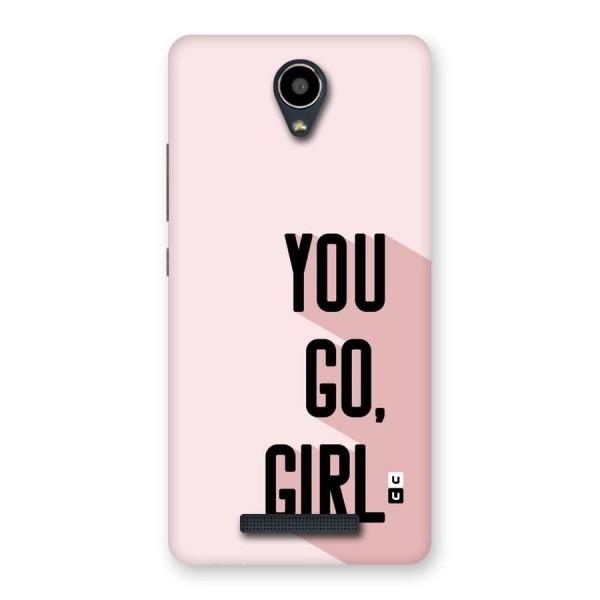 You Go Girl Shadow Back Case for Redmi Note 2