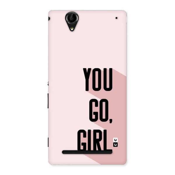 You Go Girl Shadow Back Case for Xperia T2