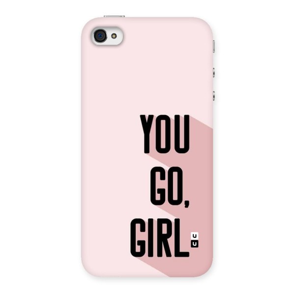 You Go Girl Shadow Back Case for iPhone 4 4s