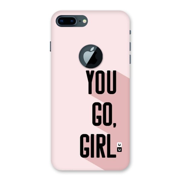 You Go Girl Shadow Back Case for iPhone 7 Plus Logo Cut