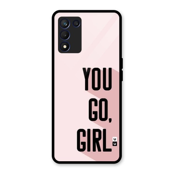 You Go Girl Shadow Glass Back Case for Realme 9 5G Speed