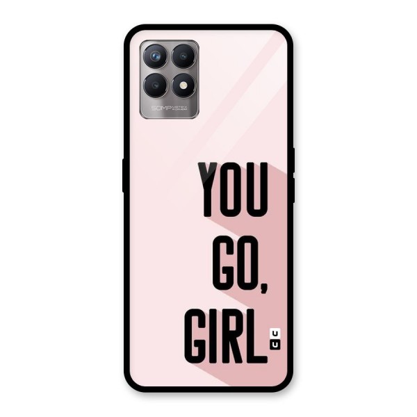 You Go Girl Shadow Glass Back Case for Realme Narzo 50