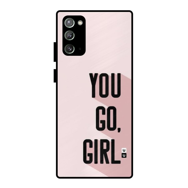 You Go Girl Shadow Metal Back Case for Galaxy Note 20
