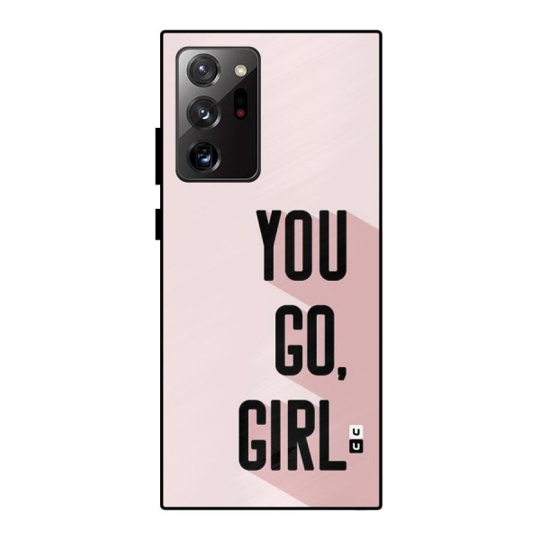 You Go Girl Shadow Metal Back Case for Galaxy Note 20 Ultra