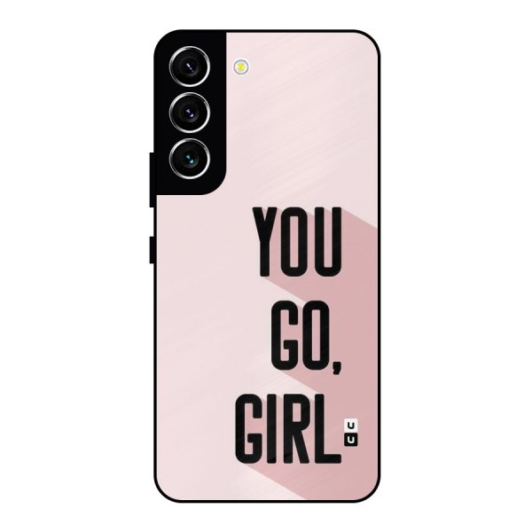 You Go Girl Shadow Metal Back Case for Galaxy S22 5G