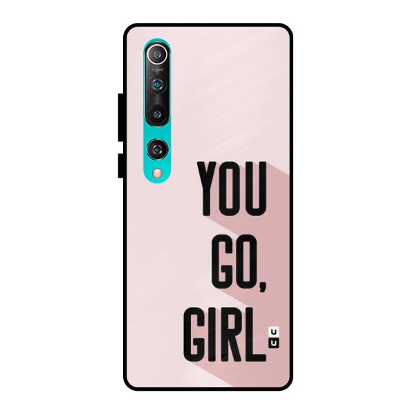 You Go Girl Shadow Metal Back Case for Mi 10