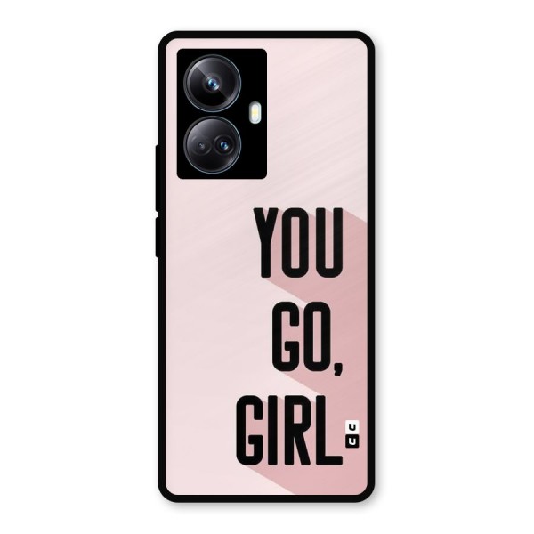 You Go Girl Shadow Metal Back Case for Realme 10 Pro Plus
