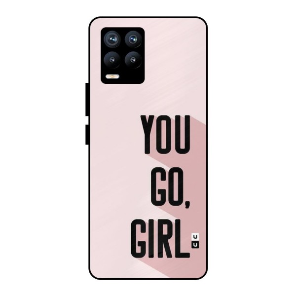 You Go Girl Shadow Metal Back Case for Realme 8 Pro