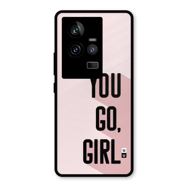 You Go Girl Shadow Metal Back Case for iQOO 11 5G