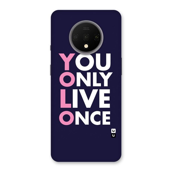 You Live Only Once Back Case for OnePlus 7T