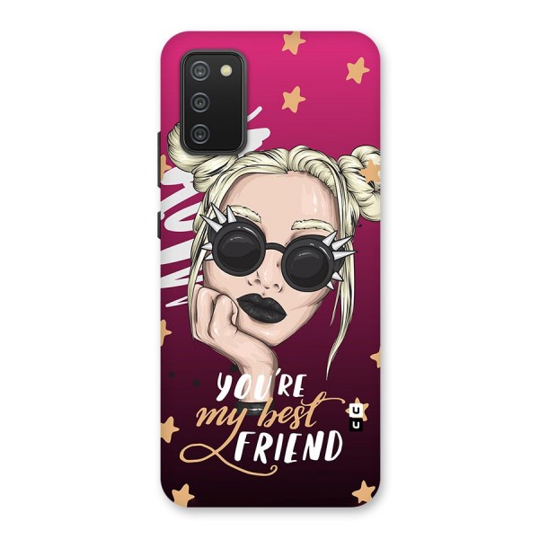 You My Best Friend Back Case for Galaxy F02s