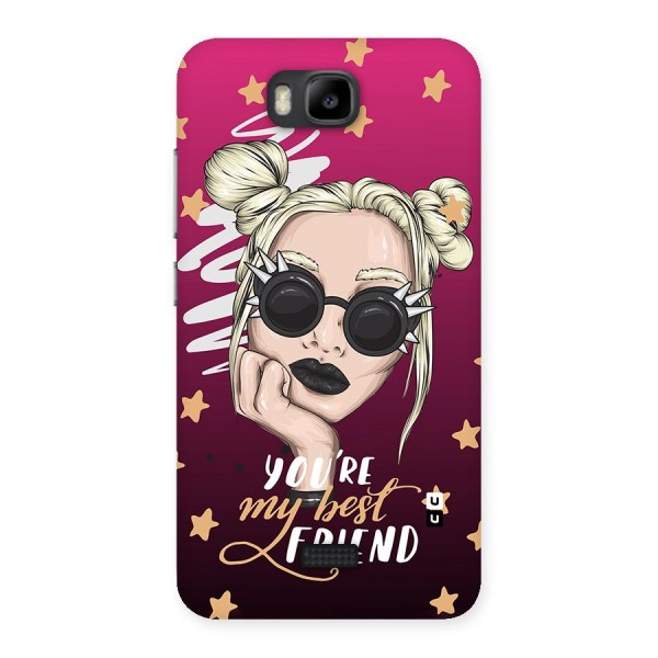 You My Best Friend Back Case for Honor Bee