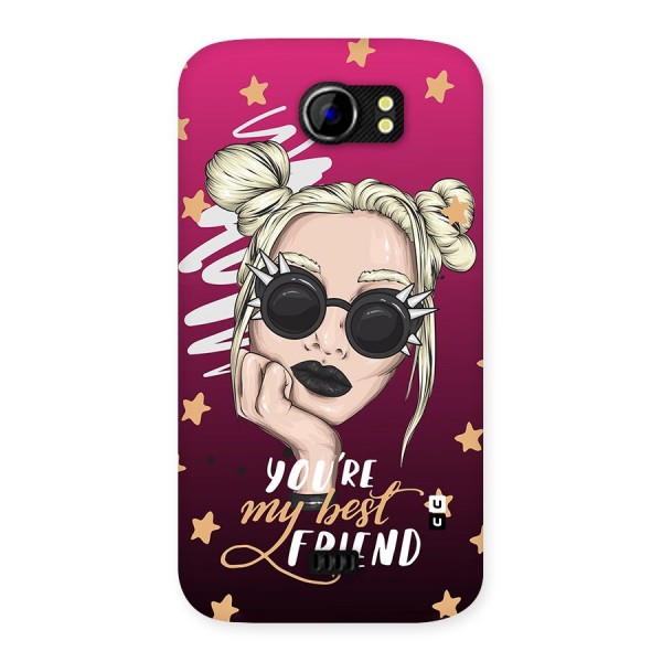 You My Best Friend Back Case for Micromax Canvas 2 A110