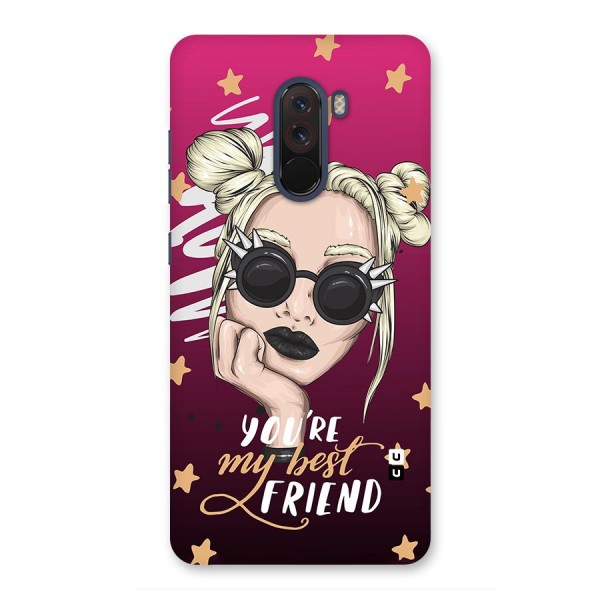 You My Best Friend Back Case for Poco F1