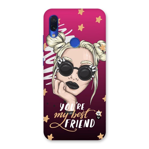 You My Best Friend Back Case for Redmi Note 7