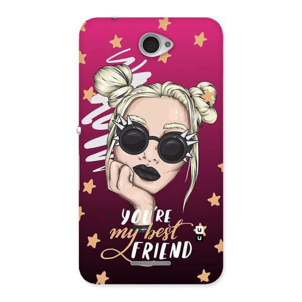 You My Best Friend Back Case for Sony Xperia E4