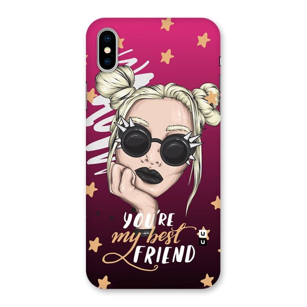 You My Best Friend Back Case for iPhone X
