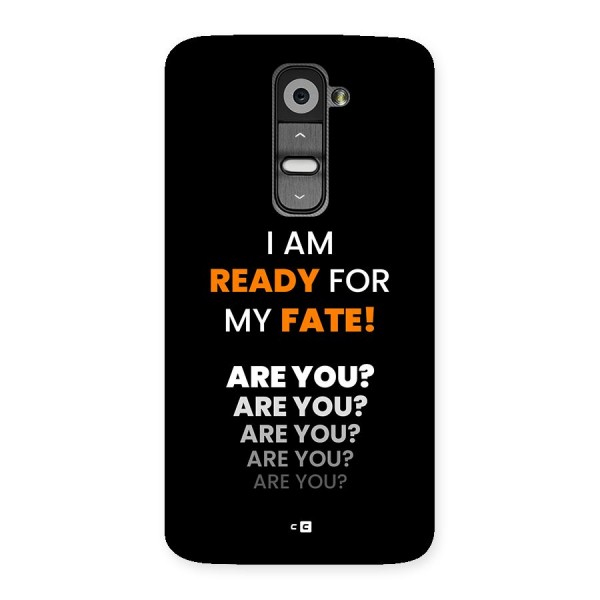 You Ready Back Case for LG G2