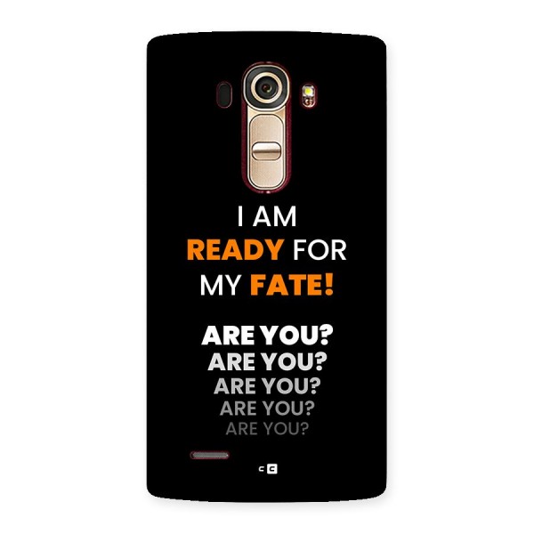 You Ready Back Case for LG G4