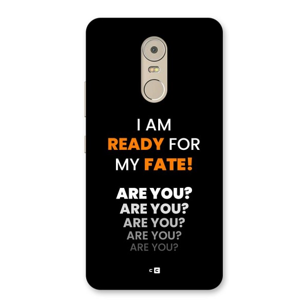 You Ready Back Case for Lenovo K6 Note