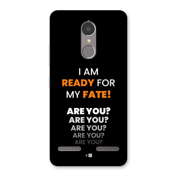 You Ready Back Case for Lenovo K6 Power