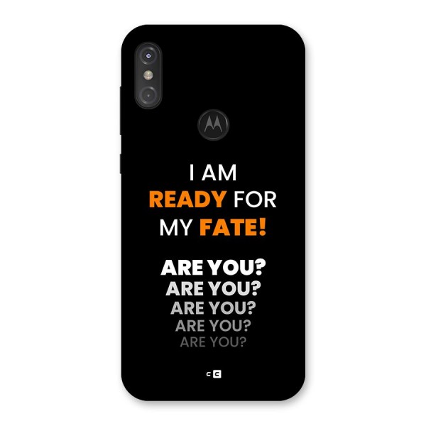 You Ready Back Case for Motorola One Power