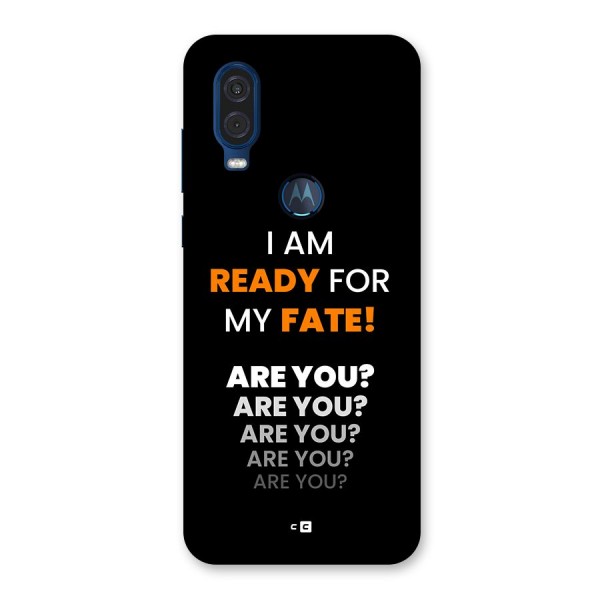 You Ready Back Case for Motorola One Vision