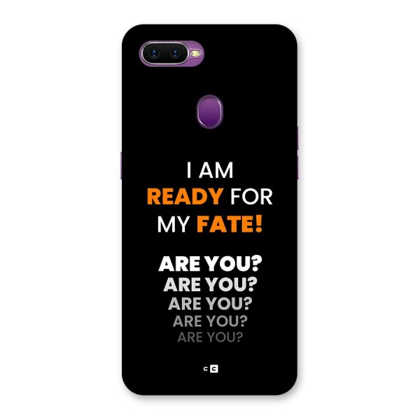 You Ready Back Case for Oppo F9