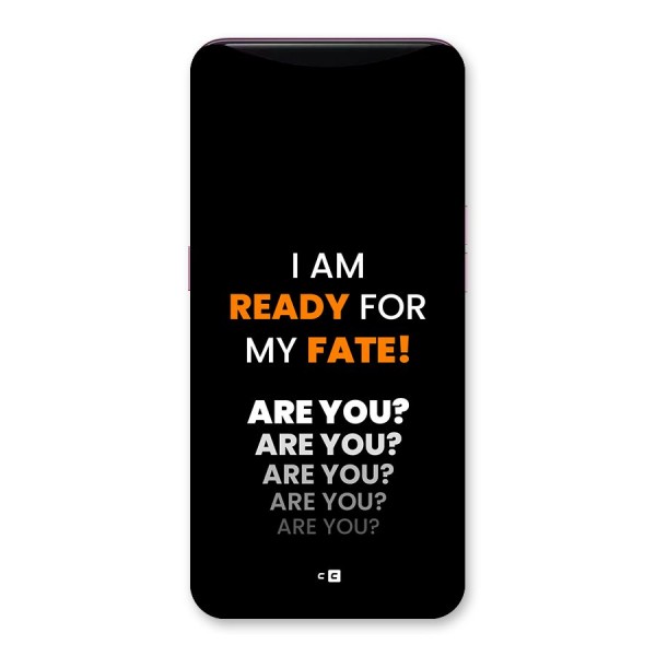 You Ready Back Case for Oppo Find X