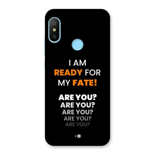 You Ready Back Case for Redmi 6 Pro