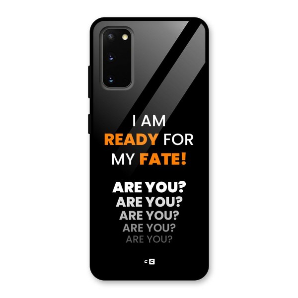 You Ready Glass Back Case for Galaxy S20