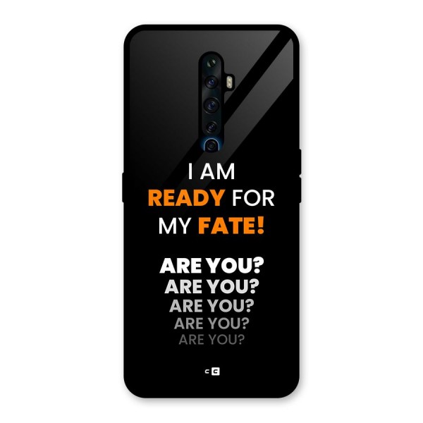 You Ready Glass Back Case for Oppo Reno2 F