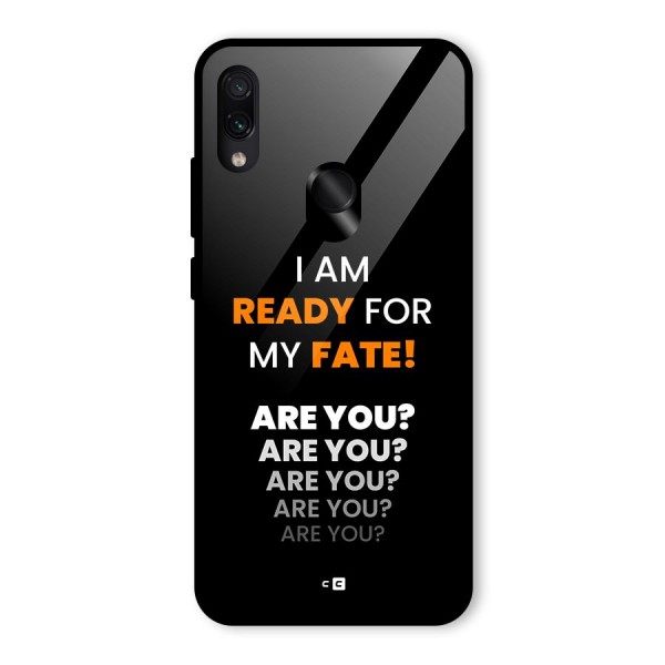 You Ready Glass Back Case for Redmi Note 7S