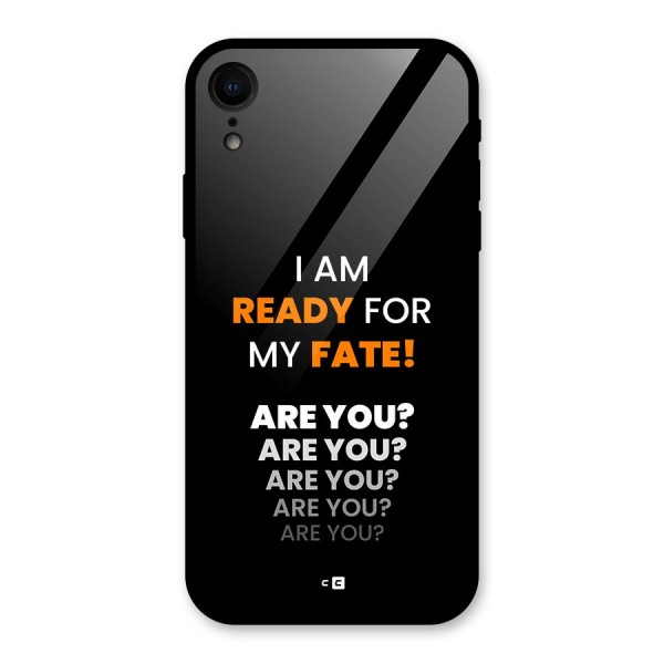You Ready Glass Back Case for iPhone XR