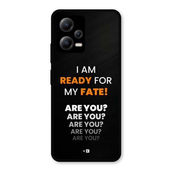 You Ready Metal Back Case for Poco X5
