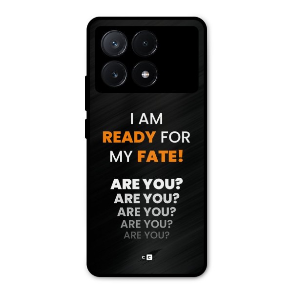 You Ready Metal Back Case for Poco X6 Pro