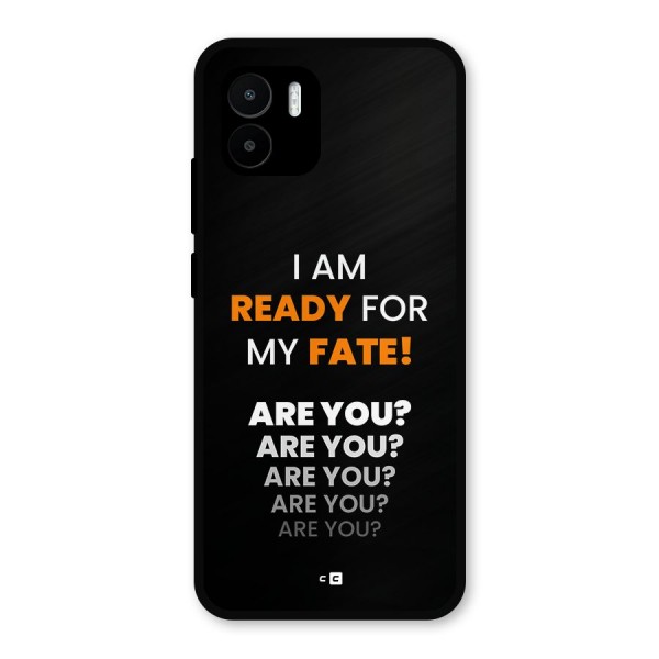 You Ready Metal Back Case for Redmi A1