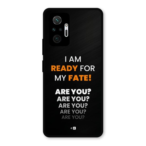 You Ready Metal Back Case for Redmi Note 10 Pro