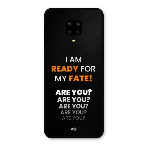 You Ready Metal Back Case for Redmi Note 9 Pro Max