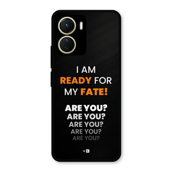 You Ready Metal Back Case for Vivo Y16