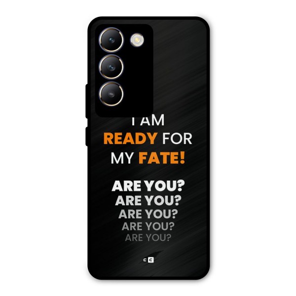 You Ready Metal Back Case for Vivo Y200e