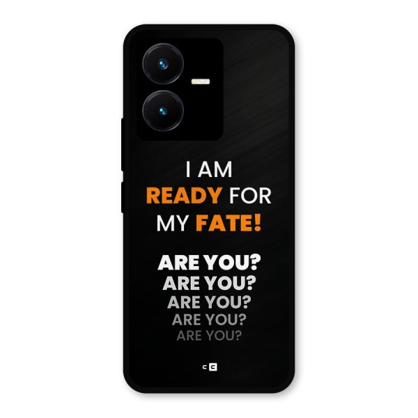 You Ready Metal Back Case for Vivo Y22