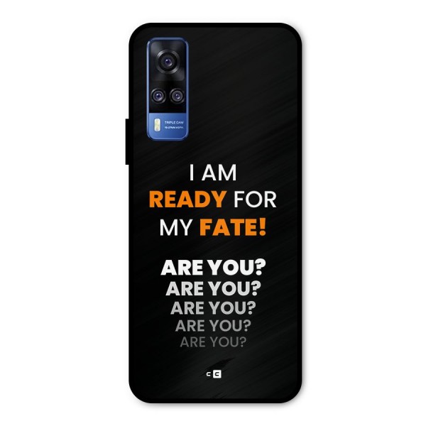You Ready Metal Back Case for Vivo Y31