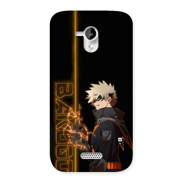 Young Bakugo Back Case for Canvas HD A116