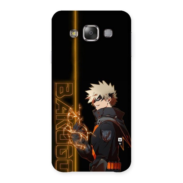 Young Bakugo Back Case for Galaxy E7