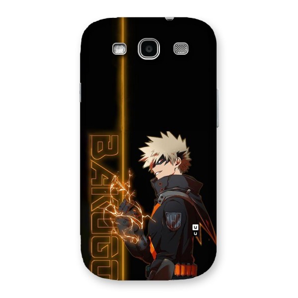Young Bakugo Back Case for Galaxy S3