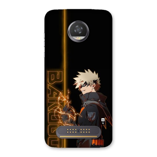 Young Bakugo Back Case for Moto Z2 Play