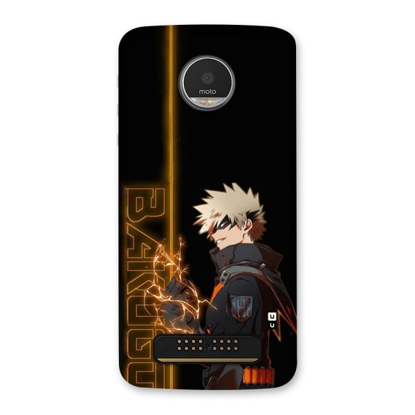 Young Bakugo Back Case for Moto Z Play