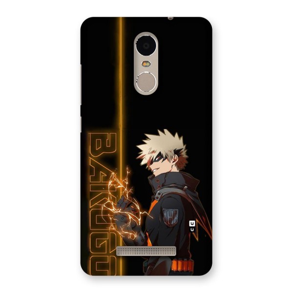 Young Bakugo Back Case for Redmi Note 3