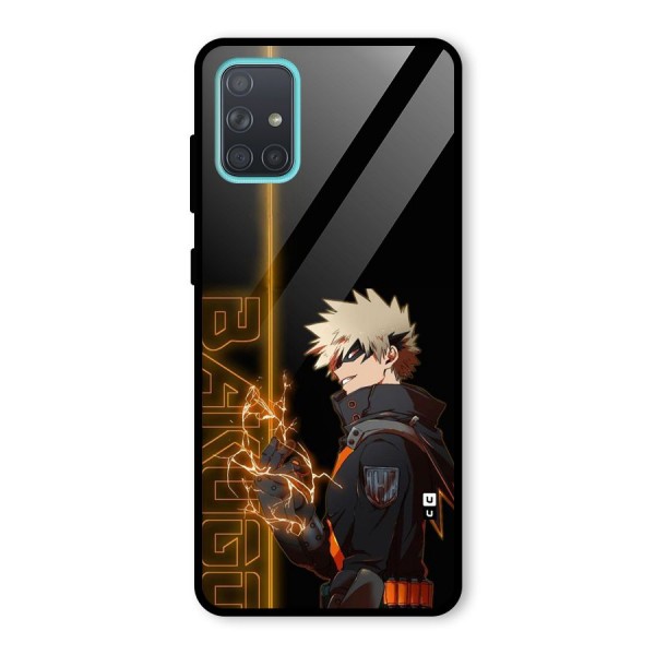Young Bakugo Glass Back Case for Galaxy A71